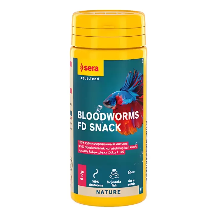 Sera Bloodworms FD Rote Mückenlarven 50 Ml 4.5 Gr