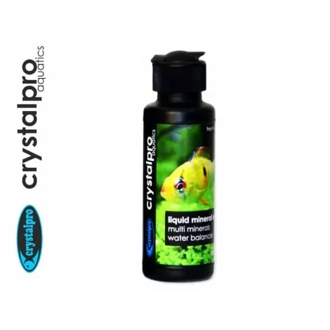 CrystalPro Liquid Mineral Salt (125 ml) Tropik Tatlı Su İçin Akvaryum Mineral Katkısı