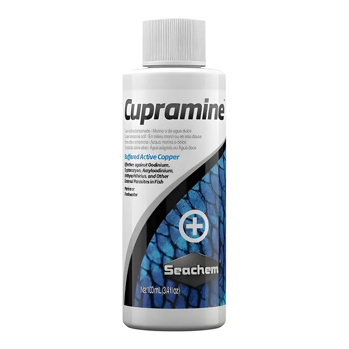 Seachem Cupramine 100 ml Dış Parazit Balık İlacı