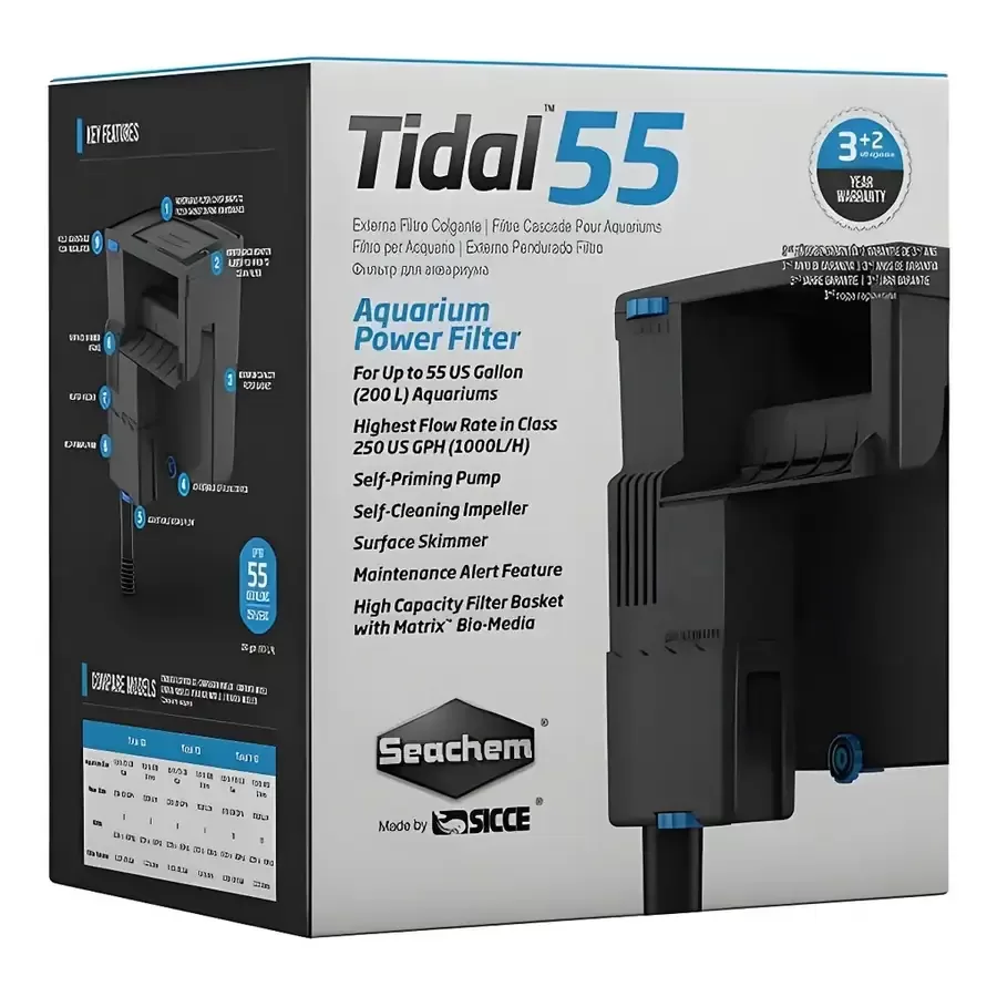 Seachem Tidal 55 Askı Filtre 1000 L/S