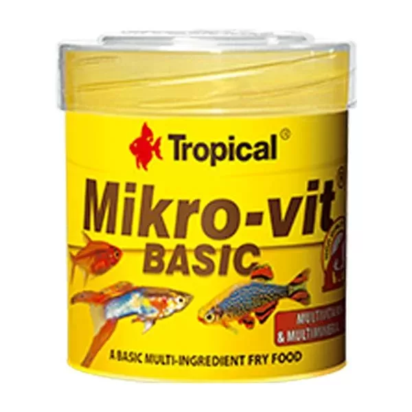 Tropical Mikro-vit Basic 50 ml / 32 gr Yavru Balık Yemi