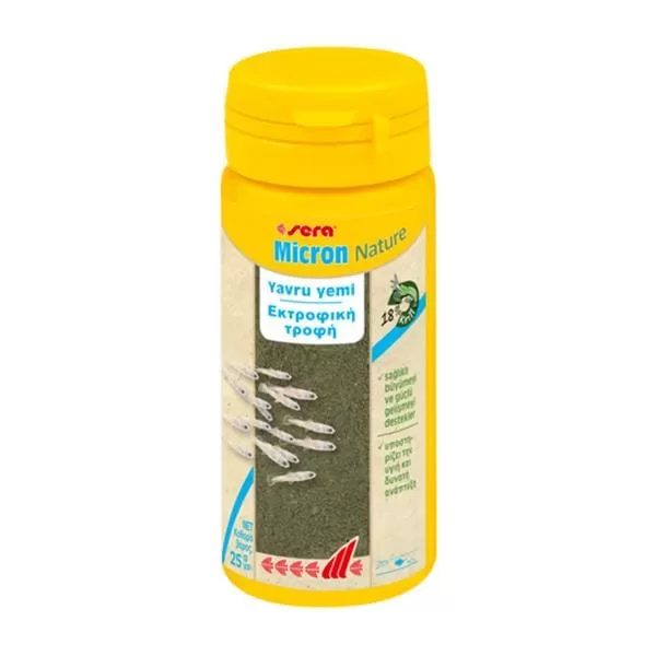 Sera Micron Nature 50 ml / 25 gr Yavru Balık Yemi