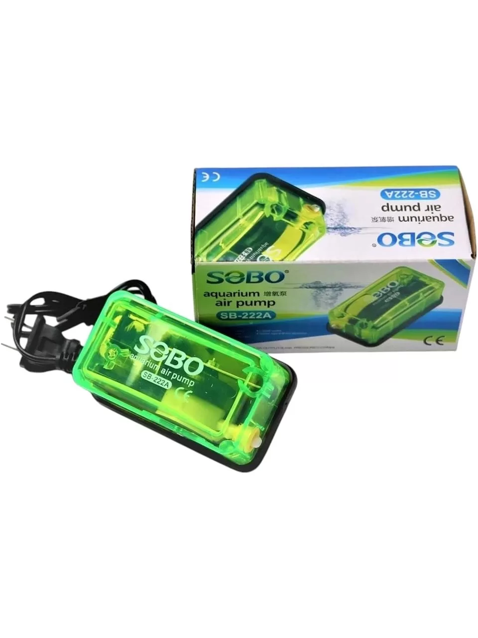 Sobo Akvaryum Hava Motoru SB-222A 3W Tek Çıkışlı | Sessiz ve Enerji Tasarruflu